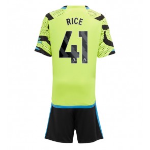 Arsenal Declan Rice #41 Gostujuci Dres za Dječji 2023-24 Kratak Rukavima (+ kratke hlače)